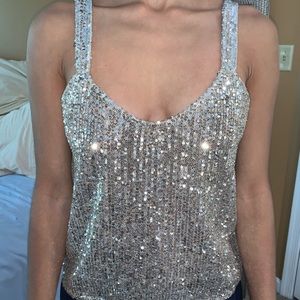 Sparkly Zara top